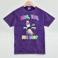 Preschool Graduate Shirt ABC 123 Mic Drop Llama Graduation Mineral Wash Tshirts Mineral Purple