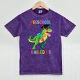 Preschool Graduation Class Of 2022 Graduate Dinosaur Kids Mineral Wash Tshirts Mineral Purple