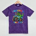 Preschool Graduation Monster Truck Dinosaur Boys Dino Tee Mineral Wash Tshirts Mineral Purple