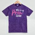This Is My Prom Dress Shirt Senior Graduation Cute Tee Mineral Wash Tshirts Mineral Purple