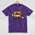 Protect PBS 80s Nostalgia Television Shirt Mineral Wash Tshirts Mineral Purple