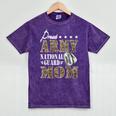 Proud Army National Guard Mom National Guard Graduation Mineral Wash Tshirts Mineral Purple