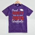 Proud Aunty Of a Class Of 2026 Graduate Senior Graduation Mineral Wash Tshirts Mineral Purple