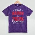 Proud Babbo Of a Class Of 2026 Graduate For Graduation Mineral Wash Tshirts Mineral Purple