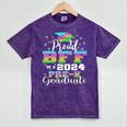 Proud Bff Of PreK School Graduate 2024 Graduation Bff Premium Mineral Wash Tshirts Mineral Purple