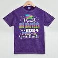 Proud Big Brother Of PreK School Graduate 2024 Graduation Premium Mineral Wash Tshirts Mineral Purple
