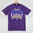Proud Brother Of 2018 Graduate Shirt Graduation Grad Mineral Wash Tshirts Mineral Purple