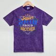 Proud Brother Of A 2018 Senior Shirt Graduation Grad 2K18 Mineral Wash Tshirts Mineral Purple