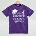 Proud Brother Of a 2020 Graduate Graduation Class Mineral Wash Tshirts Mineral Purple