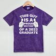 Proud Brother Of 2022 Graduate Class Of 2022 Graduation Mineral Wash Tshirts Mineral Purple
