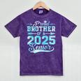 Proud Brother Of a 2025 Senior Graduate Graduation Mineral Wash Tshirts Mineral Purple