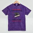 Proud Brother The Class Of 2019 Graduate Graduation Shirt Mineral Wash Tshirts Mineral Purple