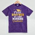 Proud Brother Class Of 2025 Nursing Graduate Graduation Mineral Wash Tshirts Mineral Purple