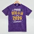 Proud Brother-In-Law Of A Class 2026 Senior Graduation 2026 Mineral Wash Tshirts Mineral Purple