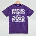 Proud Cousin Of A 2019 Graduate Class Graduation Mineral Wash Tshirts Mineral Purple
