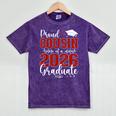 Proud Cousin Of a Class Of 2026 Graduate Senior Graduation Mineral Wash Tshirts Mineral Purple