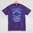 Proud Of Cousin Police Academy Graduation Shirt Mineral Wash Tshirts Mineral Purple