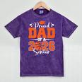 Proud Dad Of A 2026 Senior Basketball Graduation Family Mineral Wash Tshirts Mineral Purple