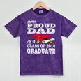 Proud Dad Graduation Shirt 2018 Graduate Tee Mineral Wash Tshirts Mineral Purple