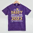 Proud Daddy Of Kindergarten Graduate 2023 Graduation Daddy Mineral Wash Tshirts Mineral Purple