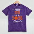 Proud GIGI Of 2026 Senior Basketball Student Graduation Mineral Wash Tshirts Mineral Purple