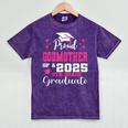 Proud Godmother Of 5th Grade Graduate 2025 Family Graduation Mineral Wash Tshirts Mineral Purple