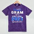 Proud Gram Of 2023 College Graduate Family 23 Graduation Mineral Wash Tshirts Mineral Purple