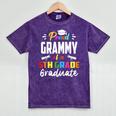 Proud GRAMMY Of A 5th Grade Graduate Graduation 2024 Senior Mineral Wash Tshirts Mineral Purple