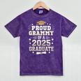 Proud Grammy Of A Class Of 2025 Graduate Senior Graduation Mineral Wash Tshirts Mineral Purple