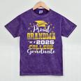 Proud Grandma Of 2025 College Graduate Family 24 Graduation Mineral Wash Tshirts Mineral Purple