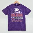 Proud Grandma Of 2025 College Graduate Family Graduation Mineral Wash Tshirts Mineral Purple