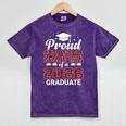 Proud Grandma Of A 2026 Graduate Class Of Graduation Mineral Wash Tshirts Mineral Purple