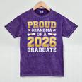 Proud Grandma Of A 2026 Graduate Shirt Class 2026 Graduation Mineral Wash Tshirts Mineral Purple