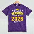 Proud Grandma Of A 2026 Senior Softball Graduation Matching Mineral Wash Tshirts Mineral Purple