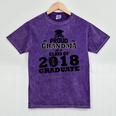 Proud Grandma Of A Class Of 2018 Tee Graduate Graduation Z1 Mineral Wash Tshirts Mineral Purple