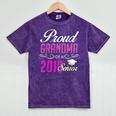 Proud GRANDMA Of A Class 2019 Senior Graduation Mineral Wash Tshirts Mineral Purple