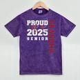 Proud Grandma Of A Class Of 2025 Senior Graduation 25 Mineral Wash Tshirts Mineral Purple