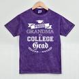 Proud Grandma Of a College Grad 2019 Family Graduation Shirt Mineral Wash Tshirts Mineral Purple