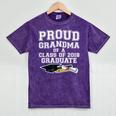Proud Grandma Graduation Class Of 2018 Graduate Mineral Wash Tshirts Mineral Purple