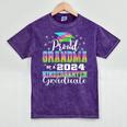 Proud Grandma Of Kindergarten Graduate 2024 Graduation Mineral Wash Tshirts Mineral Purple