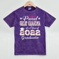 Proud Great Grandma Of 2022 Graduate Class 2022 Graduation Mineral Wash Tshirts Mineral Purple
