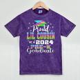 Proud Little Cousin Of PreK School Graduate 2024 Graduation Mineral Wash Tshirts Mineral Purple