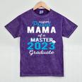 Proud Mama Of 2023 Class Master Graduate Family Graduation Mineral Wash Tshirts Mineral Purple