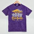 Proud Mama Of A 2026 Graduate Grad Senior Graduation Mineral Wash Tshirts Mineral Purple