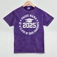 Proud Mama Of a Class Of 2025 Graduate Graduation 2025 Mineral Wash Tshirts Mineral Purple