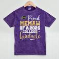 Proud Memaw Of 2026 Graduate College Graduation Mineral Wash Tshirts Mineral Purple