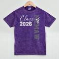 Proud Memaw Of A Class Of 2026 Graduate Senior 26 Graduation Mineral Wash Tshirts Mineral Purple