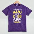 Proud Mimi Of a Band Senior 2026 Graduation Mineral Wash Tshirts Mineral Purple