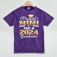 Proud Mimi Of Pre K School Graduate 2024 Graduation Mimi Mineral Wash Tshirts Mineral Purple