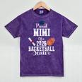 Proud MIMI Of 2026 Basketball Senior Class Graduation Mineral Wash Tshirts Mineral Purple